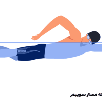 آموزش شنا کرال سینه با مستر سوییمر